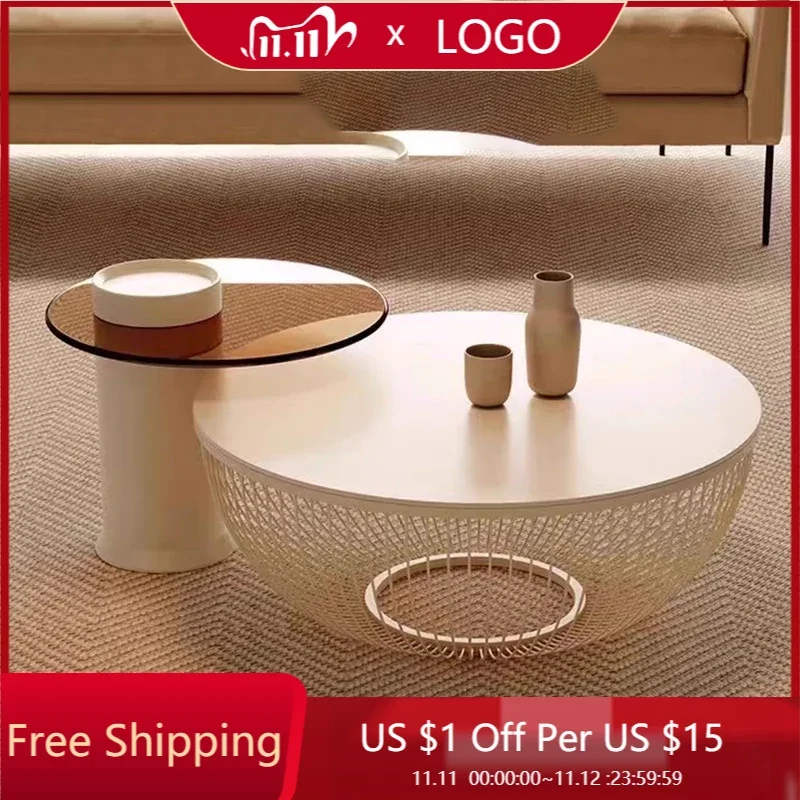 

Cute Design Coffee Table Vanity White Funky Elegant Minimalist Center Table Round Muebles Para El Hogar Outdoor Furniture