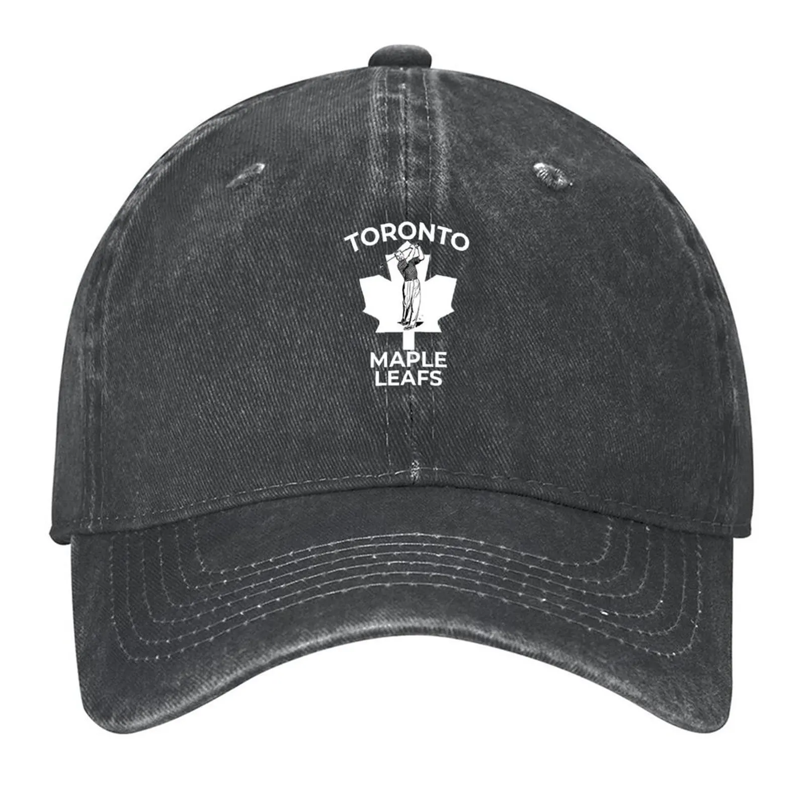 

Canadian hockey golf funny new leafs logo toronto leafs Essential T-Shirt Baseball Cap Hip Hop Baseball For Men Women's