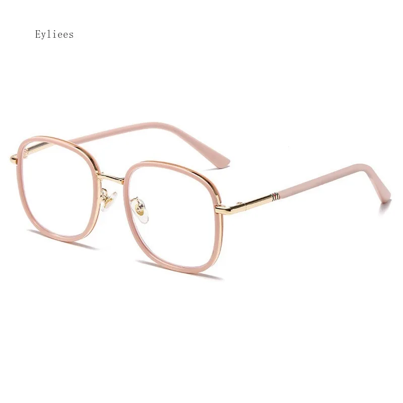 Reading Glasses Blue Light Blocking Glasses Fashion Large Frame Presbyopic Eyeglasses Women Men Metal Presbyopia Eyewear gafas