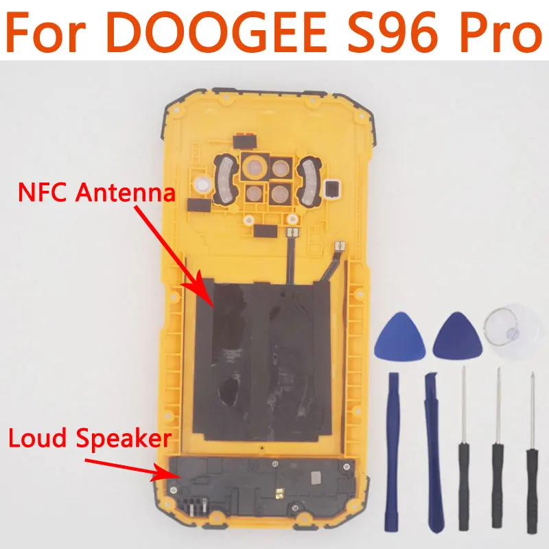 Новый оригинальный чехол для аккумулятора DOOGEE S96 Pro, задняя крышка для мобильного телефона, громкоговоритель с антенной NFC для телефона DOOGEE S96 Pro Новый оригинальный чехол для аккумулятора DOOGEE S96 Pro, задняя крышка для мобильного телефона, громкоговоритель с антенной NFC для телефона DOOGEE S96 Pro