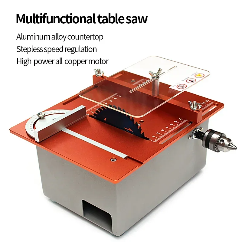 Power Tools Multifunctional Mini Table Saw Mini Household Table Saw Small Woodworking Chainsaw Diy Precision Cutting Machine