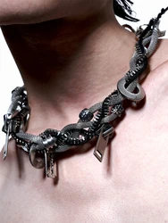 Stack Wear Necklace Cyberpunk Style For Women Men's Jewelry Accessories Party Gifts