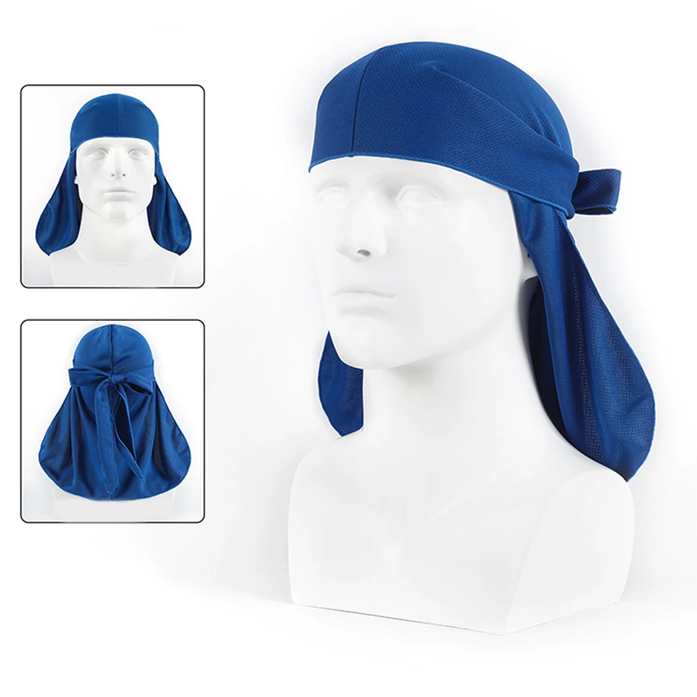 

About 42g Hiking Running Outdoor Sports Headscarf Extended Strap Hat Breathable Mesh Design Extended Strap Design