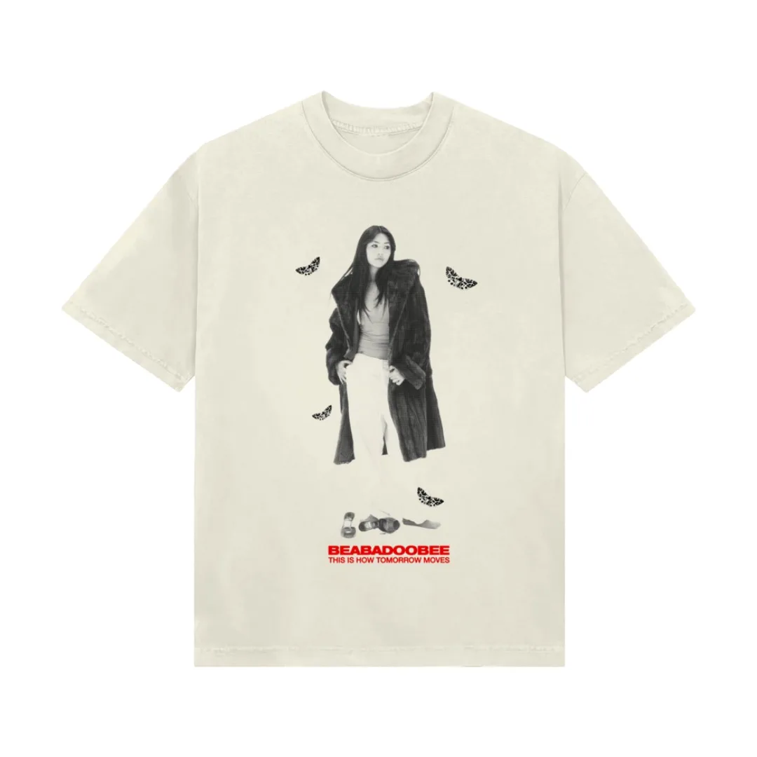 Hot Beabadoobee's American Casual Cotton T-shirt with Short Sleeves Featuring A Dreamy Female Voice