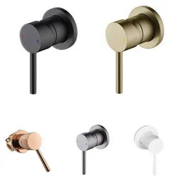 Bathroom Shower Faucet Valve Basin Mixer Tap Valve Brass Concealed Control Wall Mounted For Shower Head Handset Hot And Gold