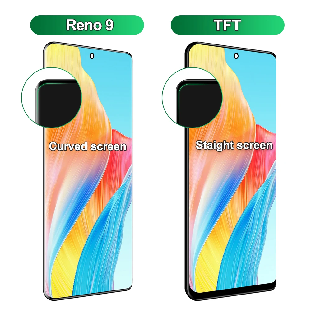 reno9 Display for Oppo reno 9 PHM110 LCD Display Touch Panel