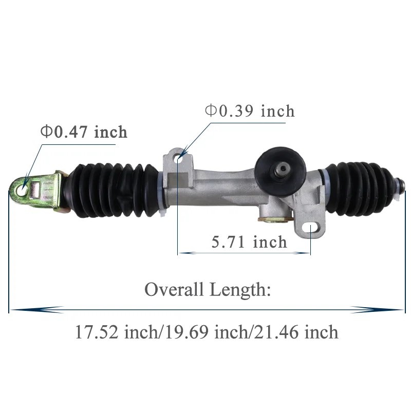 Steering Rack Assembly for LangQing EAGLE Marshell Golf Cart Shuttle Buggy Steering Gear Replacement Parts