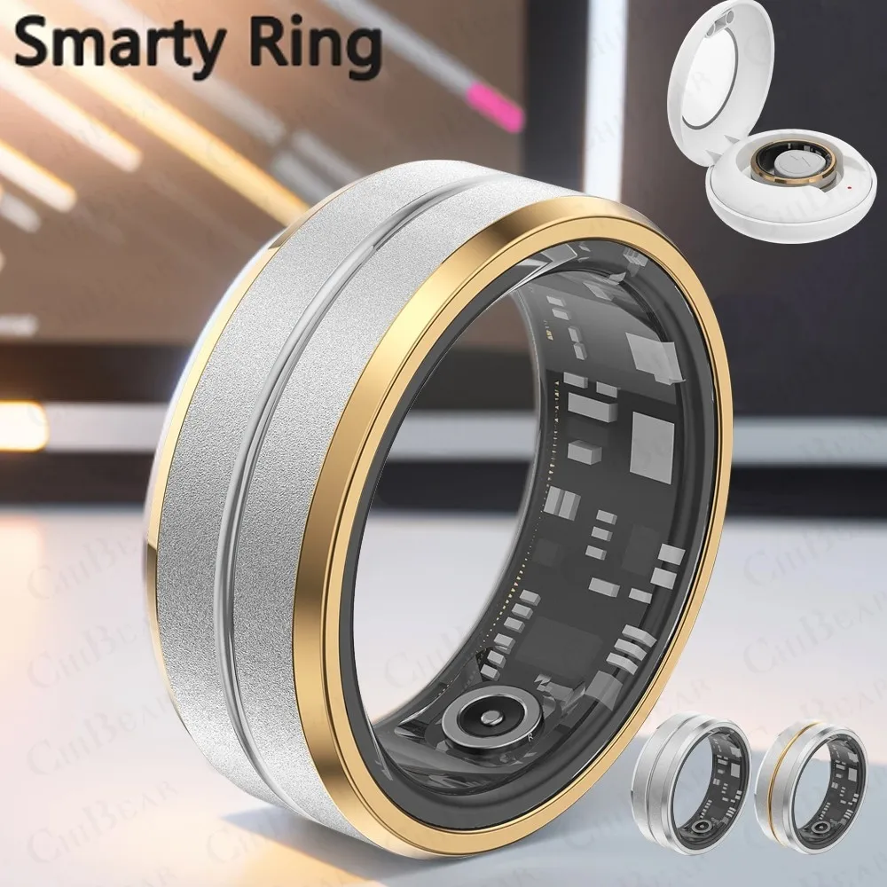

New Multifunctional Smart Ring, Heart Rate Monitoring Blood Oxygen Sleep Sport Health Tracker Digital Ring For Android IOS
