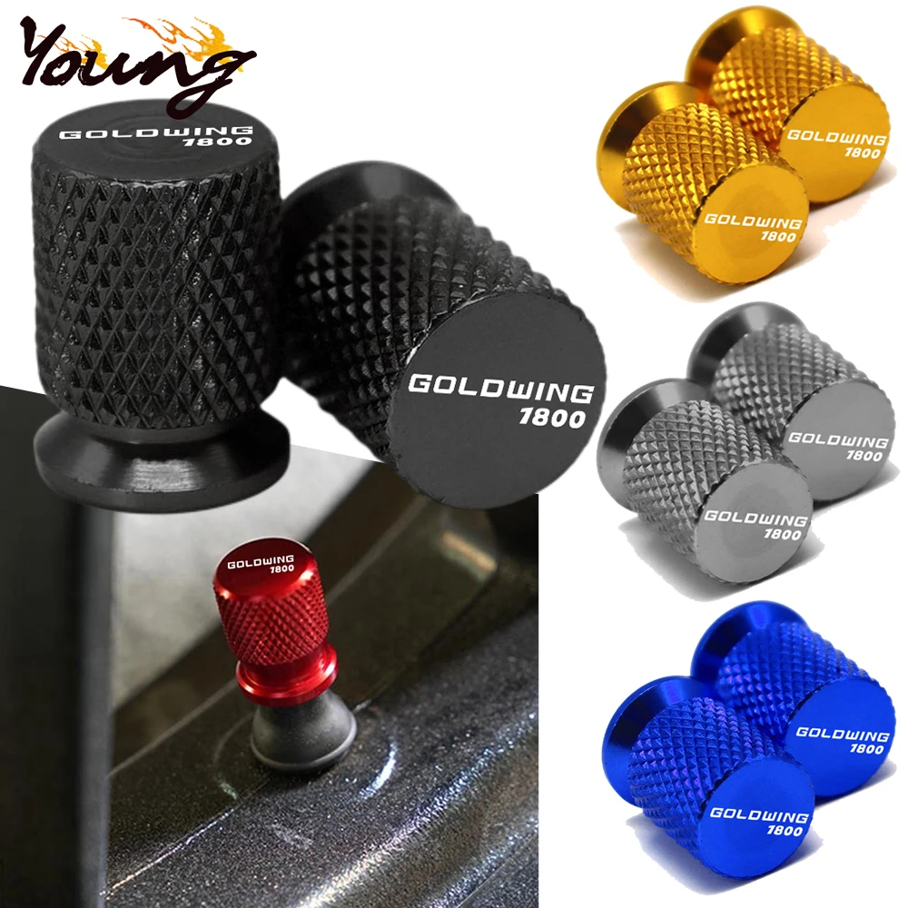 For HONDA 1800 Goldwing GL1800 gl1800 2018-2023 2022 Motorcycle Accessories CNC Aluminum Wheel Tire Valve caps Airtight cover