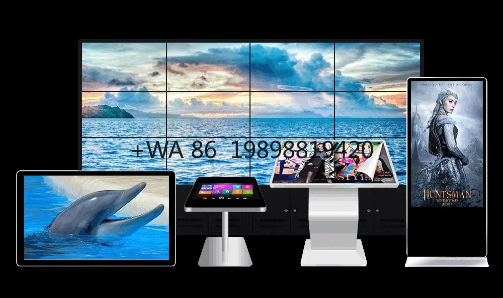 

Сенсорный экран HD Digital Signage Реклама USB Поддержка для розничного магазина Графика Напольный внутренний емкостный ЖК-дисплей