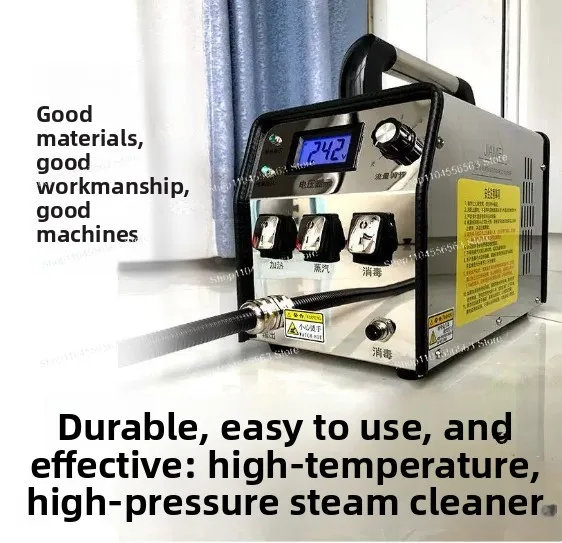 220V High-Temperature Electric Steam Cleaner 6-10Bar High-Pressure Steam Cleaning Machine