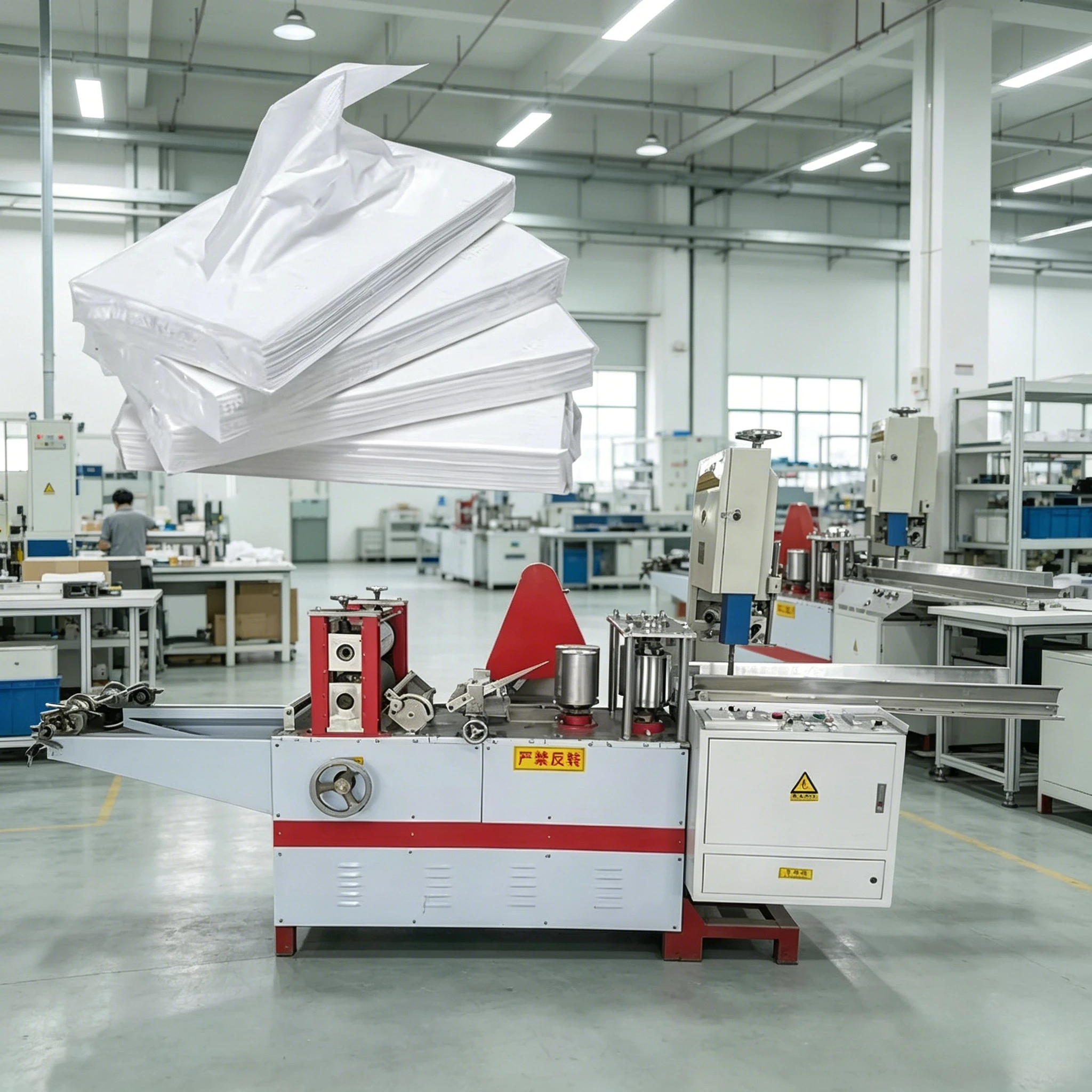 Fully Automatic Toilet Paper & Napkin Production Line, High Efficiency Tissue Paper Manufacturing Equipment customized