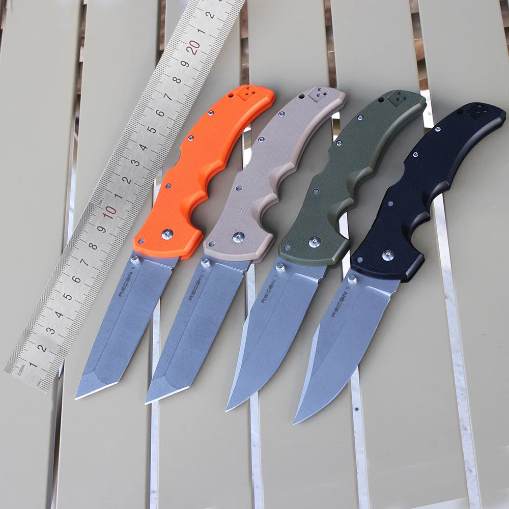 Cold New RECON 1 Folding Knives Sharp S35VN Steel Outdoor Tactical Survival Hunting Pocket Knife EDC Multipurpose Camping Tools