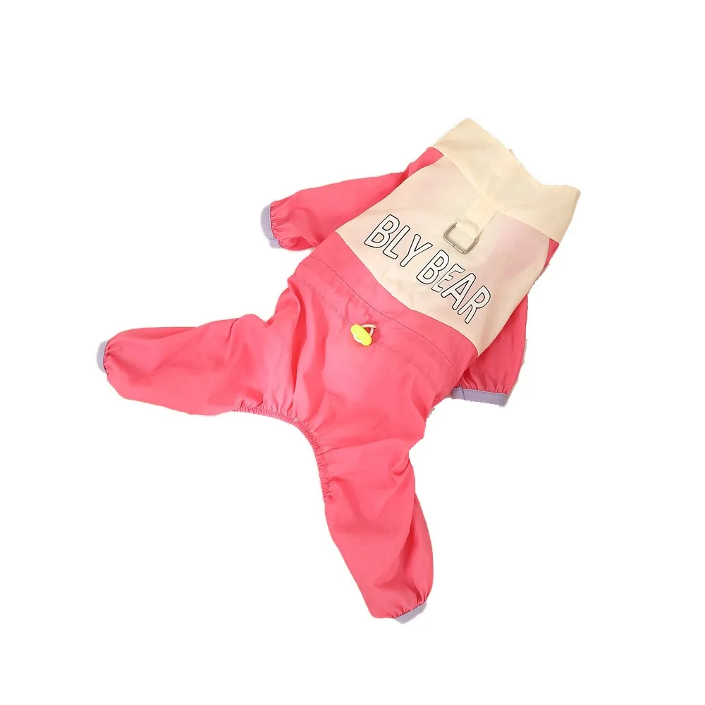 

Pet Apparel Sun Protection Dog Sunscreen Clothes Leash Hole UV Protection Dog Jumpsuit Breathable Dog Stormcoat Summer