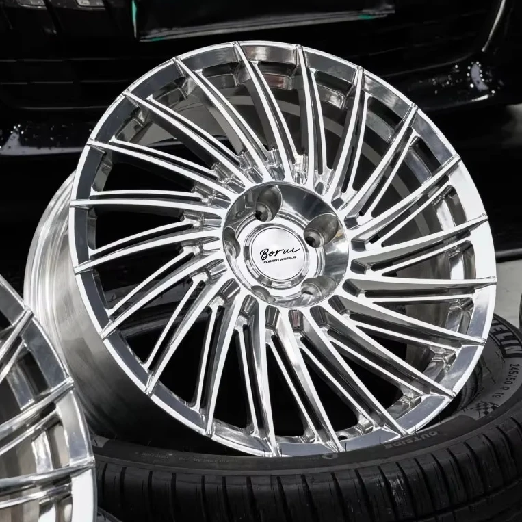 

Borui Forged Wheel Multi-spoke Alloy Wheels Deep Concave Monoblock Rims 18 Inch 20 Inch Polished Finish Wheels 5x114.3 5x120