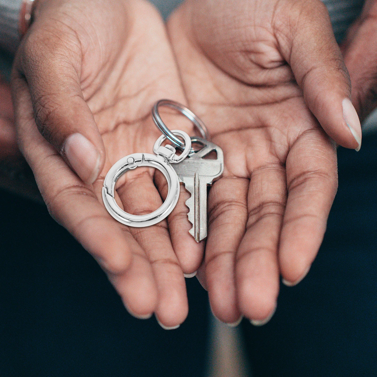 12 قطعة 25 مللي متر الذهب إنهاء خواتم ل سلاسل المفاتيح أكياس أحزمة المحافظ مشابك دوارة Crafts بها بنفسك الحرف الزناد الربيع O خواتم مستديرة #3