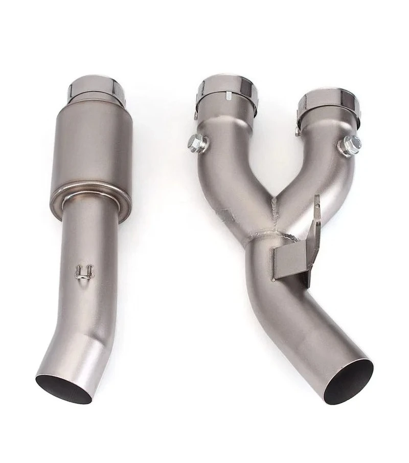 

Motorcycle Exhaust Modify Escape Mid Link Pipe fits 51mm Muffler Slip On For Yamaha YZF-R1 r1 MT10 R1M 2015 - 2021