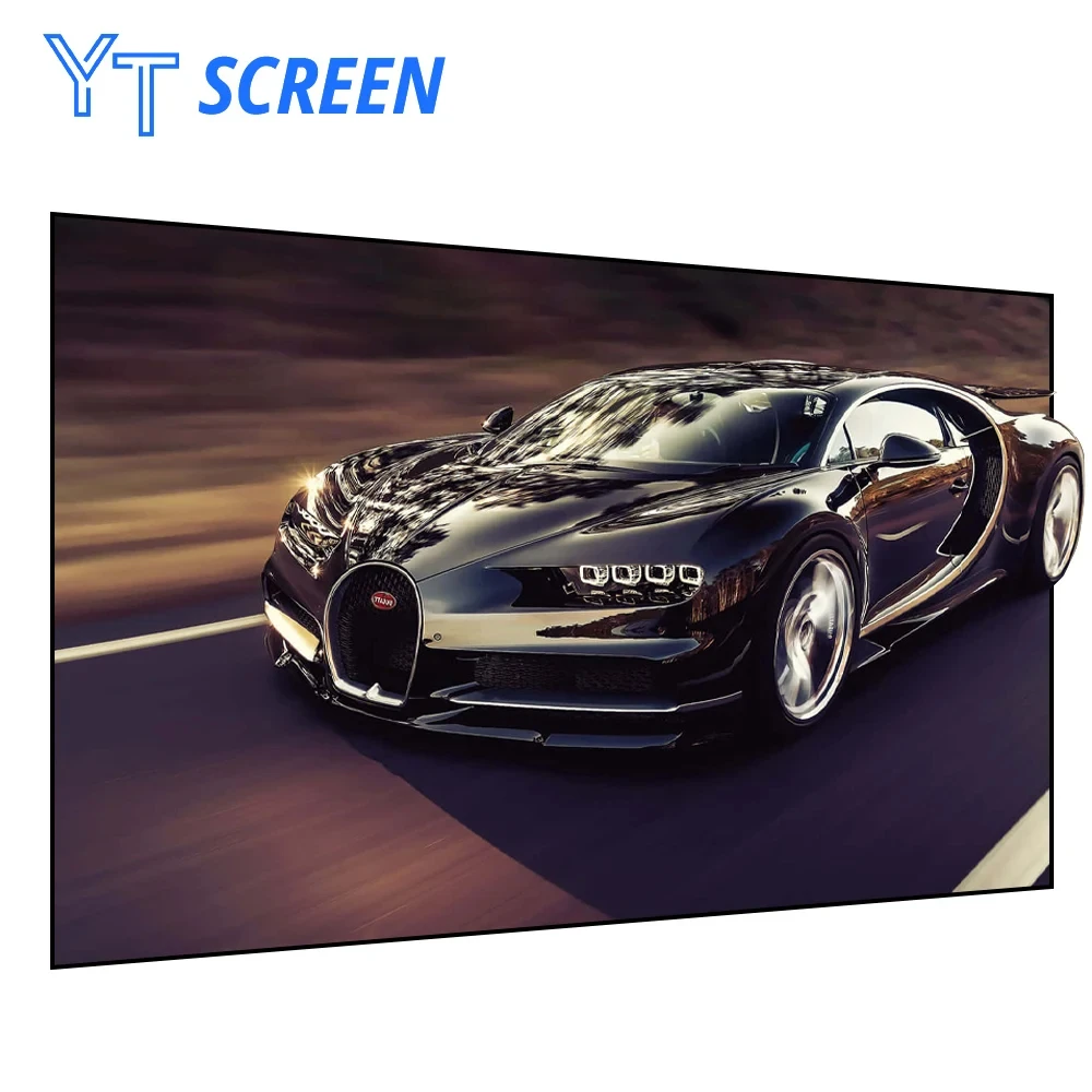 

TOPMEIJIA 72inch alr projector screen 4k 16:9 high definition Fixed frame ust ust projector screen uhd laser tv projector screen