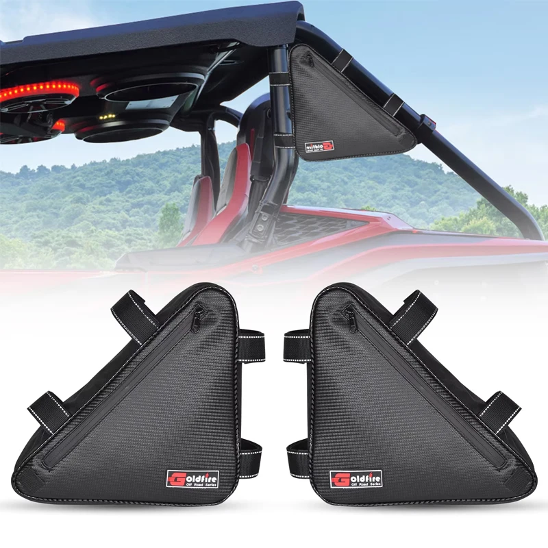 For Honda Talon 1000R 1000X 1000X4 UTV Accessories Talon Corner Storage Bags Side Pillar 1680D Waterproof Fabric Organzier