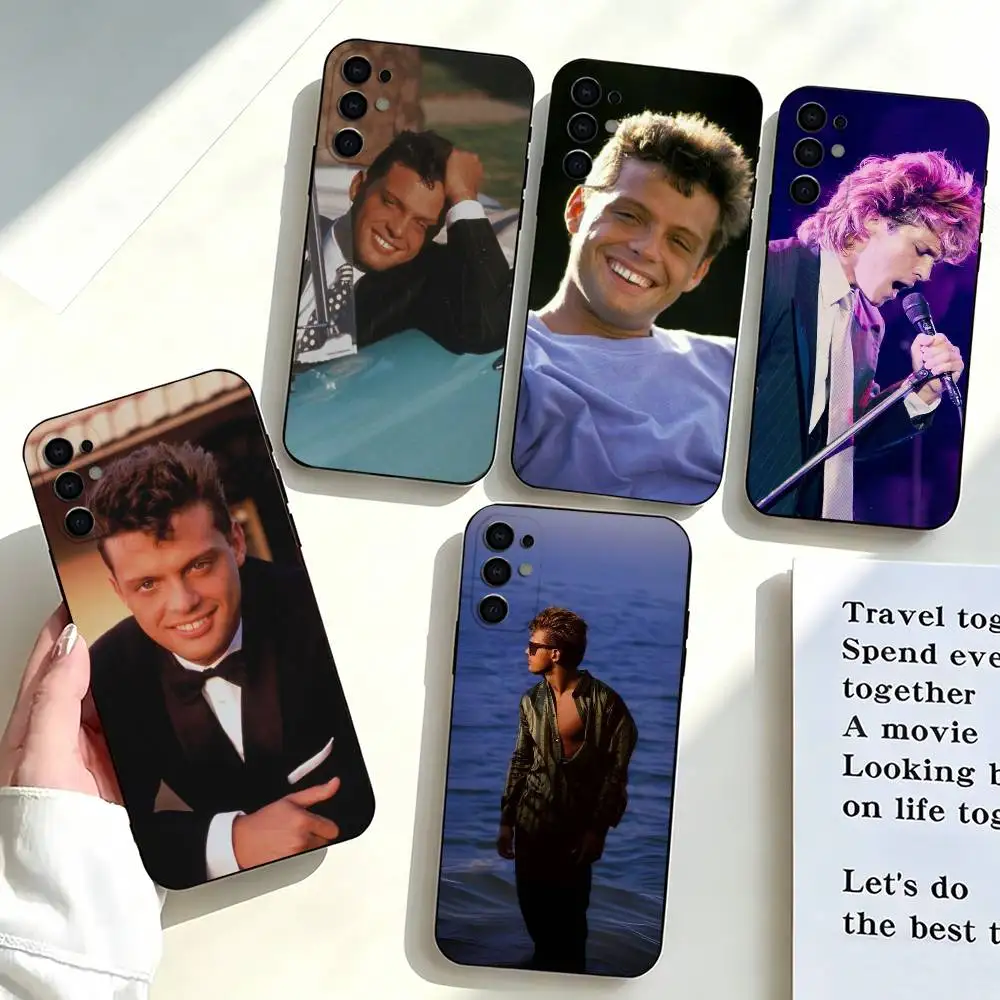 Singer Luis Miguel-l Phone Case For Samsung S25,S24,S21,S22,S23,S30,Ultra,S20,Plus,Fe,Lite,Note,10,Black Cover