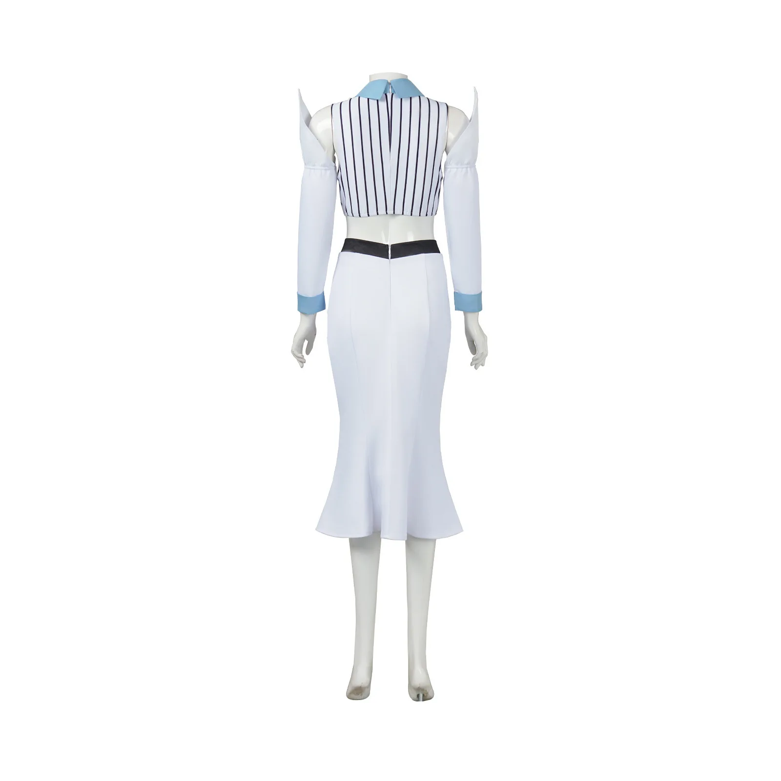 Anime Inoue Orihime Cosplay Costume Princess White Dew Waist Long Skirt Headwear Woman Sexy Carnival Halloween Orihime Suit