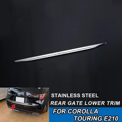 1PCS SUS304 Car Rear Gate Lower Trim for 2019-2021 Toyota Corolla Touring E210 Automobiles Stickers Decorative Car Accessories
