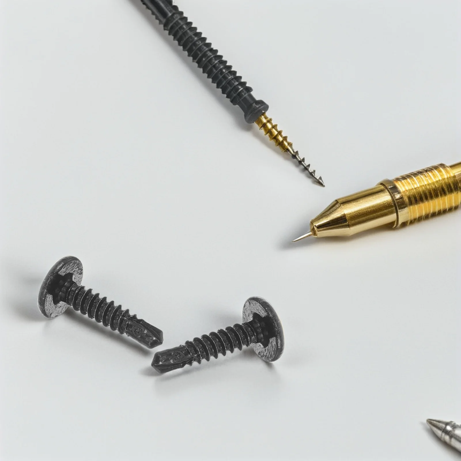 

460 шт. самосверлящие винты «ласточкин хвост» с плоской головкой из углеродистой стали, сверхмощные, прямые проникновения, черные, закатанные, устойчивые к атмосферным воздействиям нагрузки