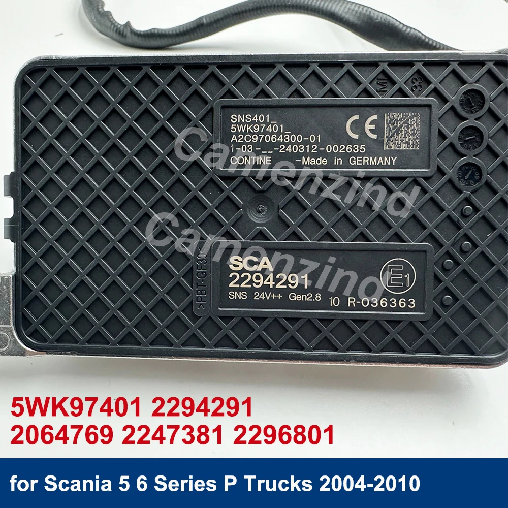 

5WK97401 2294291 High Quality Probe NOX Nitrogen Oxygen Sensor for Scania 5 6 Series P Trucks 2004-2010 2064769 2247381 2296801