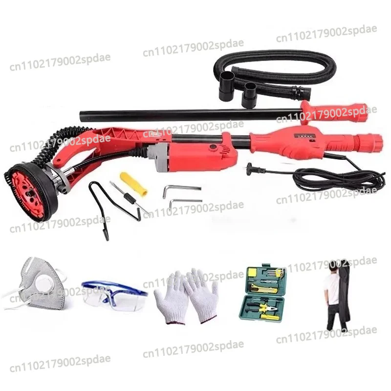 Handheld Wall Sander Ceiling/Wall/Floor Rough Planer 180° Flexible Shaft Concrete Joint Grinder 1010W
