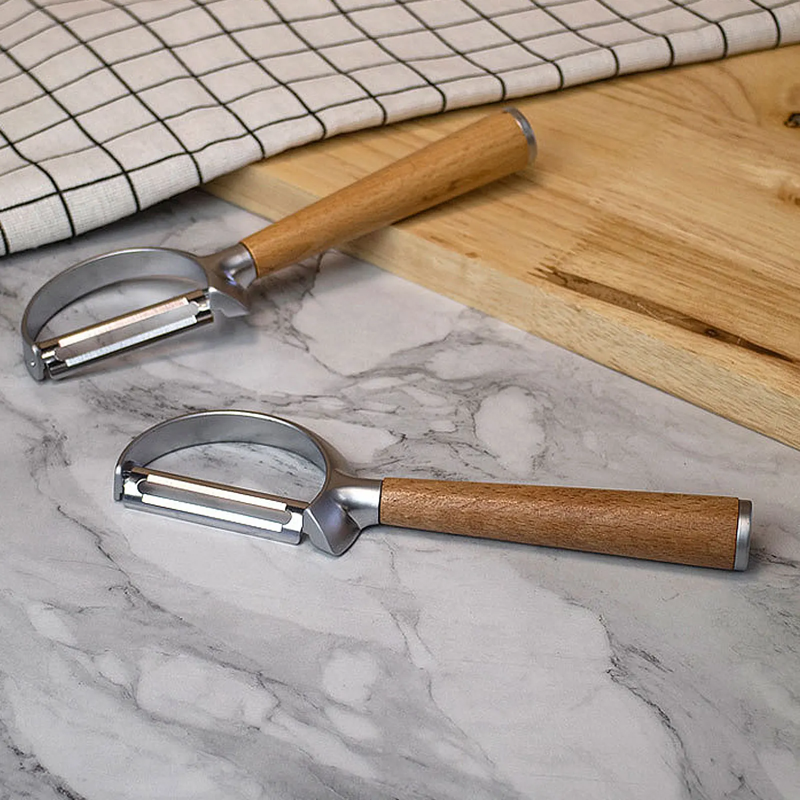 

Эргономичная деревянная ручка, овощечистка для фруктов, кухонный инструмент, яблоко, картофель, морковь, огурец, лезвие для очистки, удобная ручка для дома