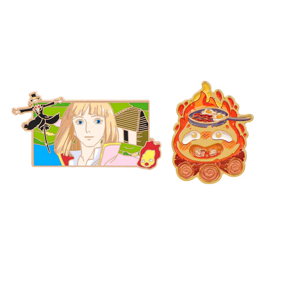 

Cute Fire Enamel Pin Cartoon Badge On Backpack Lapel Pins Manga Brooches for Jackets Cosplay Accessories Gift Toys