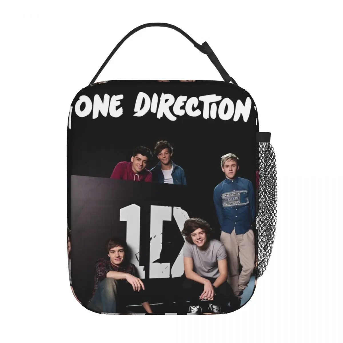 

Ones Music And Directions Rock 1D Combinatio Insulated Lunch Bag Cooler Bag Reusable Lunch Container Portable Tote Lunch Box