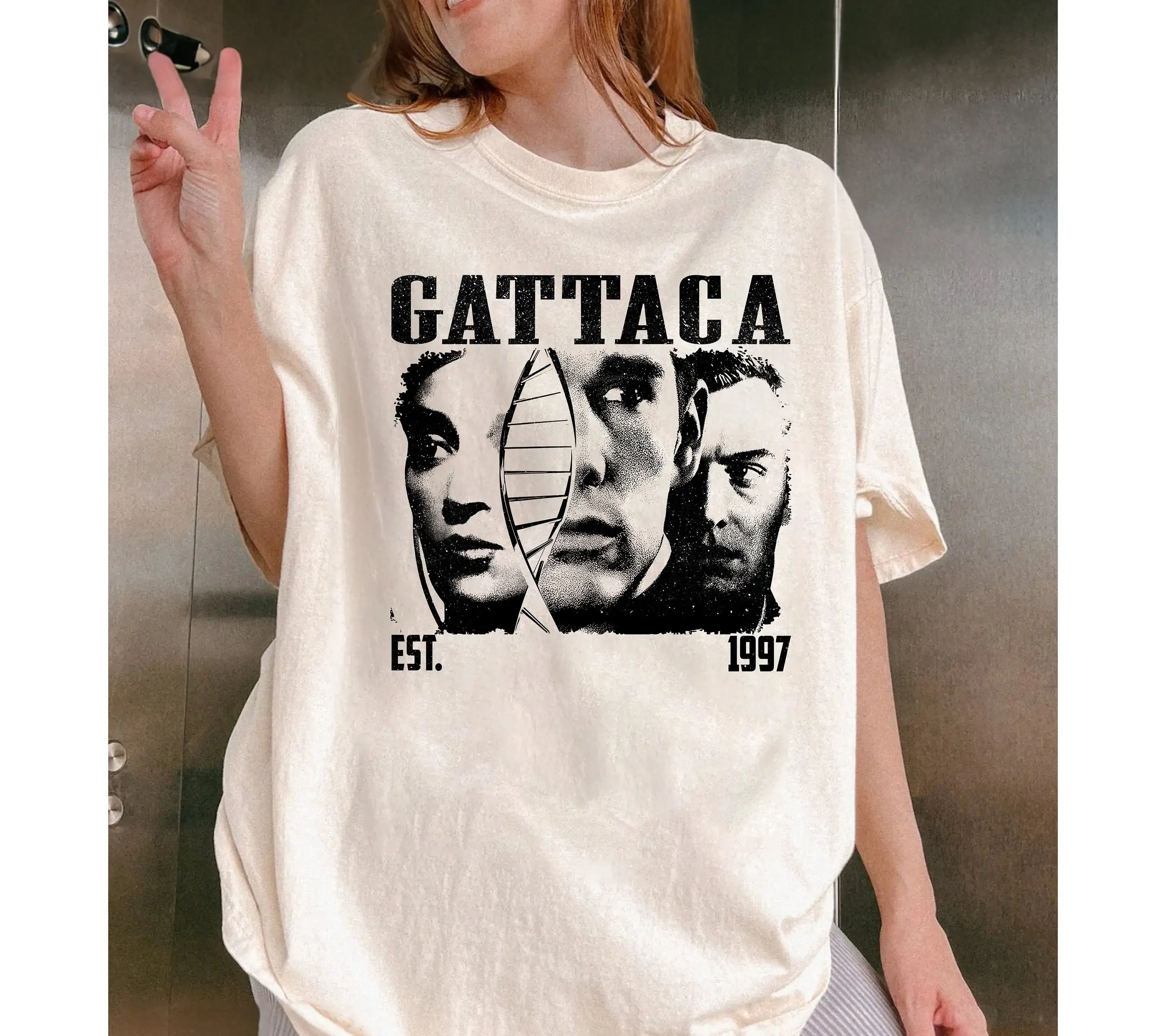 Gattaca T Shirt Movie Vintage Midcentury For Him Retro