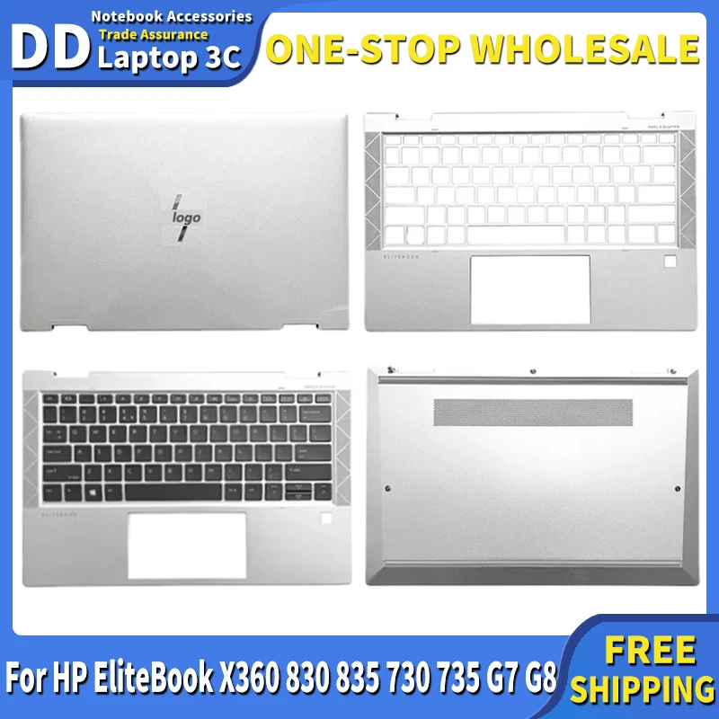 

NEW Laptop Case For HP EliteBook X360 830 G7 G8 835 730 735 LCD Back Cover/Front Bezel/Palmrest/Keyboard/Bottom Case M03866-001