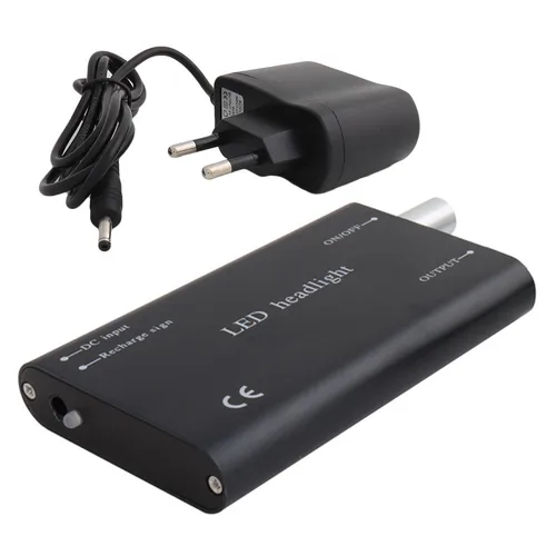 Imagen 2 del producto Batería UE enchufe de carga de faro para lupas dentales laboratorio lupa médica aumento Binocular cinturón-clip USB