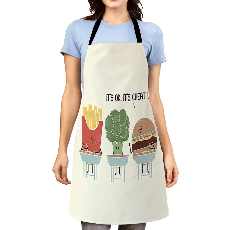 Aesthetic Women kitchen apron kids original Children Waterproof girl princess waiter work apron oil proof cartoon kawaii cute