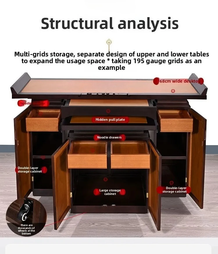 solid wood table incense case household casket cabinet modern simple Buddhist platform new Chinese living room