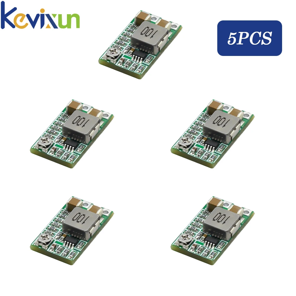 5/10PCS Mini DC-DC 12-24V To 5V 3A Step Down Power Supply Module Voltage Buck Converter Adjustable 97.5% 1.8V 2.5V 3.3V 5V 9V 12