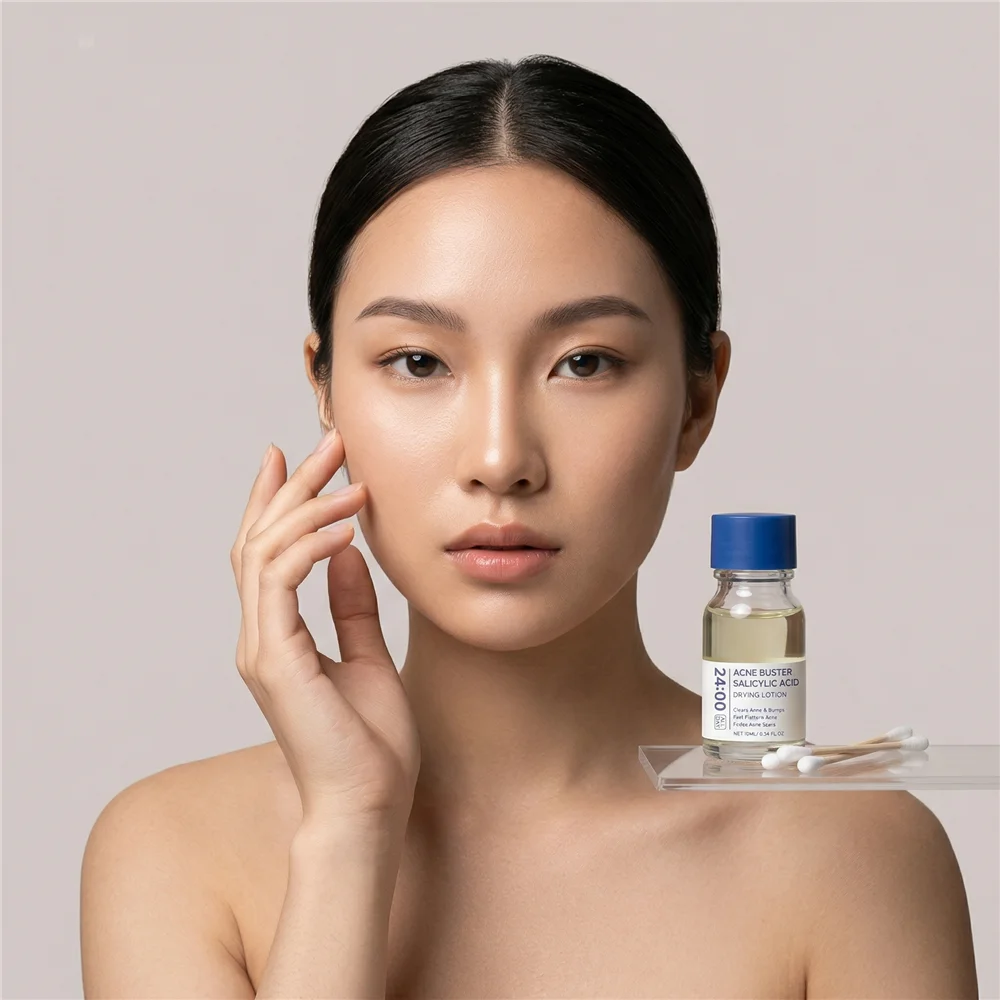 Salicylic Acid Drying Lotion Face Serum with Cotton Swab– Reduce Pimples & Breakouts Fade Acne Scars Minimize Pores Skin Renewal view 6
