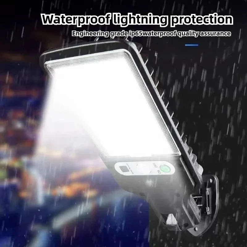Outdoor Solar Lights Motion Sensor For Home And Garden LED Wall Lamp Courtyard Terrace Garage Human Body Induction Street Light