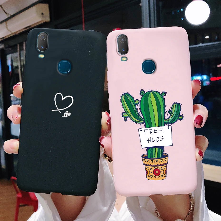 For Vivo Y11 2019 Case Vivo 1906 1906_20 Case Cute Cartoon Silicone Soft Back Cover For Vivo Y11 Y 11 VivoY11 (2019) Phone Cases