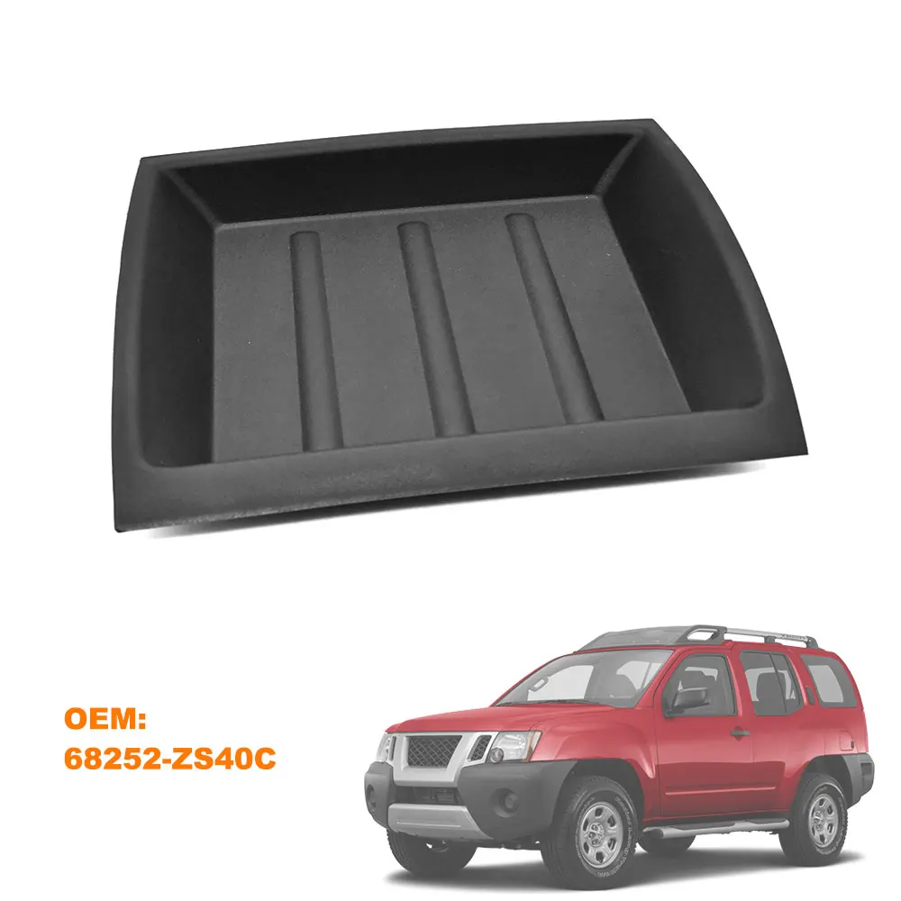 Caixa de armazenamento do painel para nissan xterra 2005-2013/pathfinder 2005-2012/frontier 2005-2017 bandeja organizadora do painel acessórios do carro