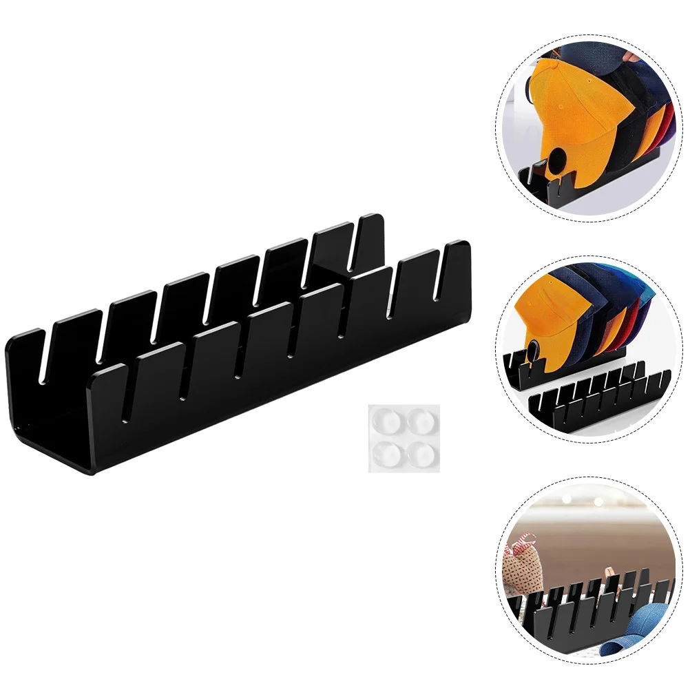 

Clear Acrylic Hat Display Stand Minimalist Hat Holder for Desktop Shop Storage Caps Storage Holder