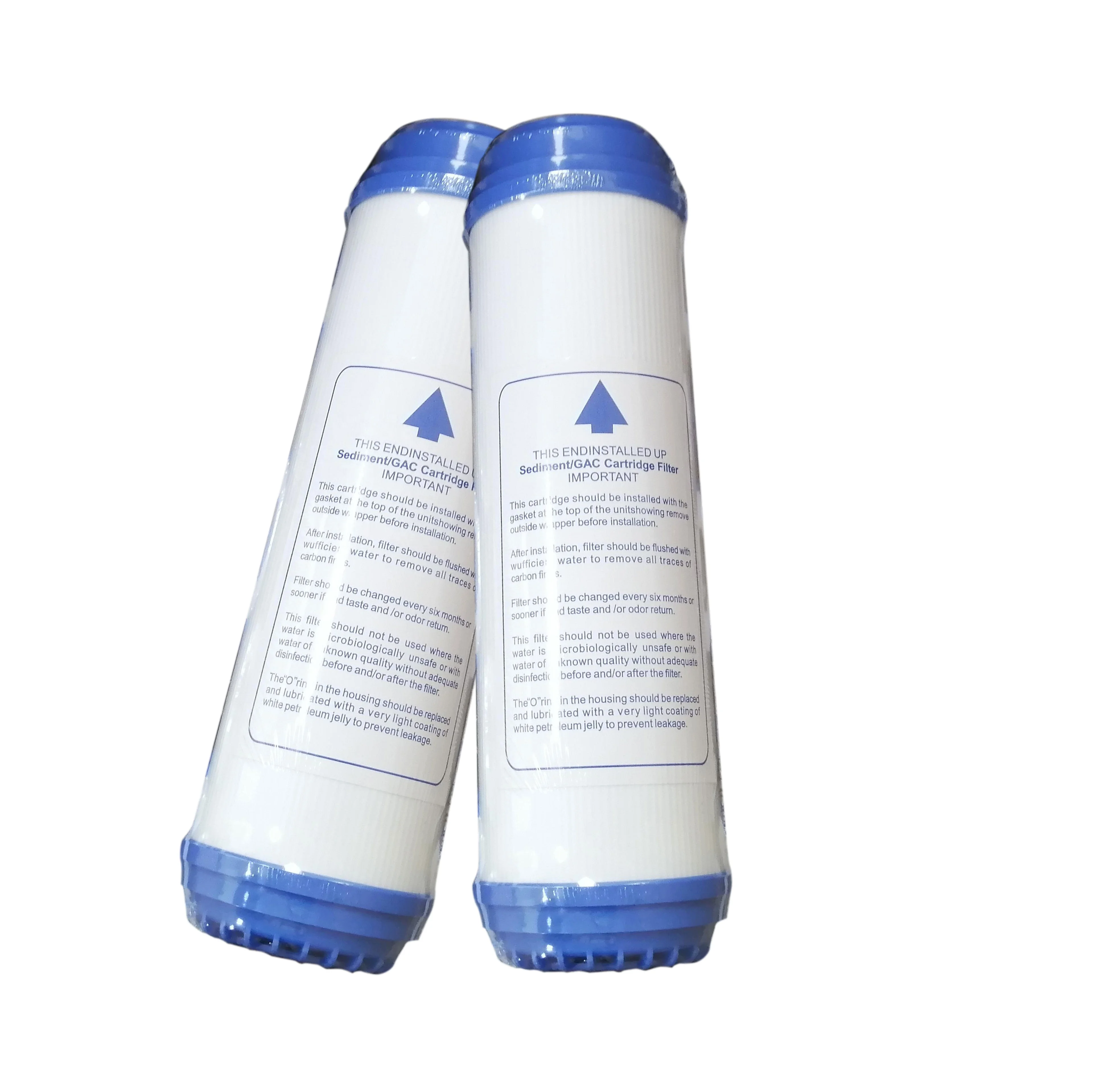 50 Unidades Precio de Fábrica Cartucho de Filtro de Agua Plegado Antical Grado Industrial 10/20 Pulgadas Jumbo PP