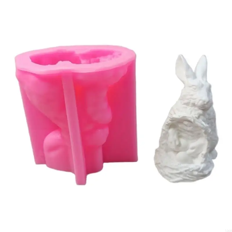 2025 Nuovi stampi in silicone Easter Stampi conigli stampi per getti ornamenti stampi