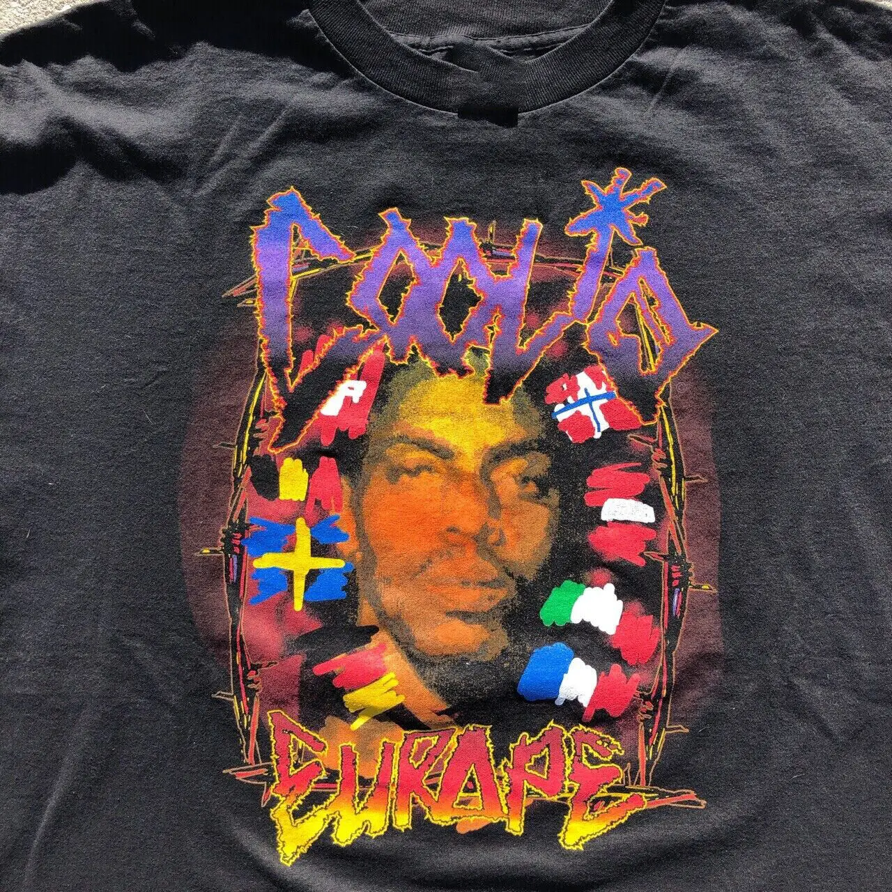 

Coolio TShirt Vintage Coolio Europe Tour Coolio Shirt Black Unisex S-5XL NE1217