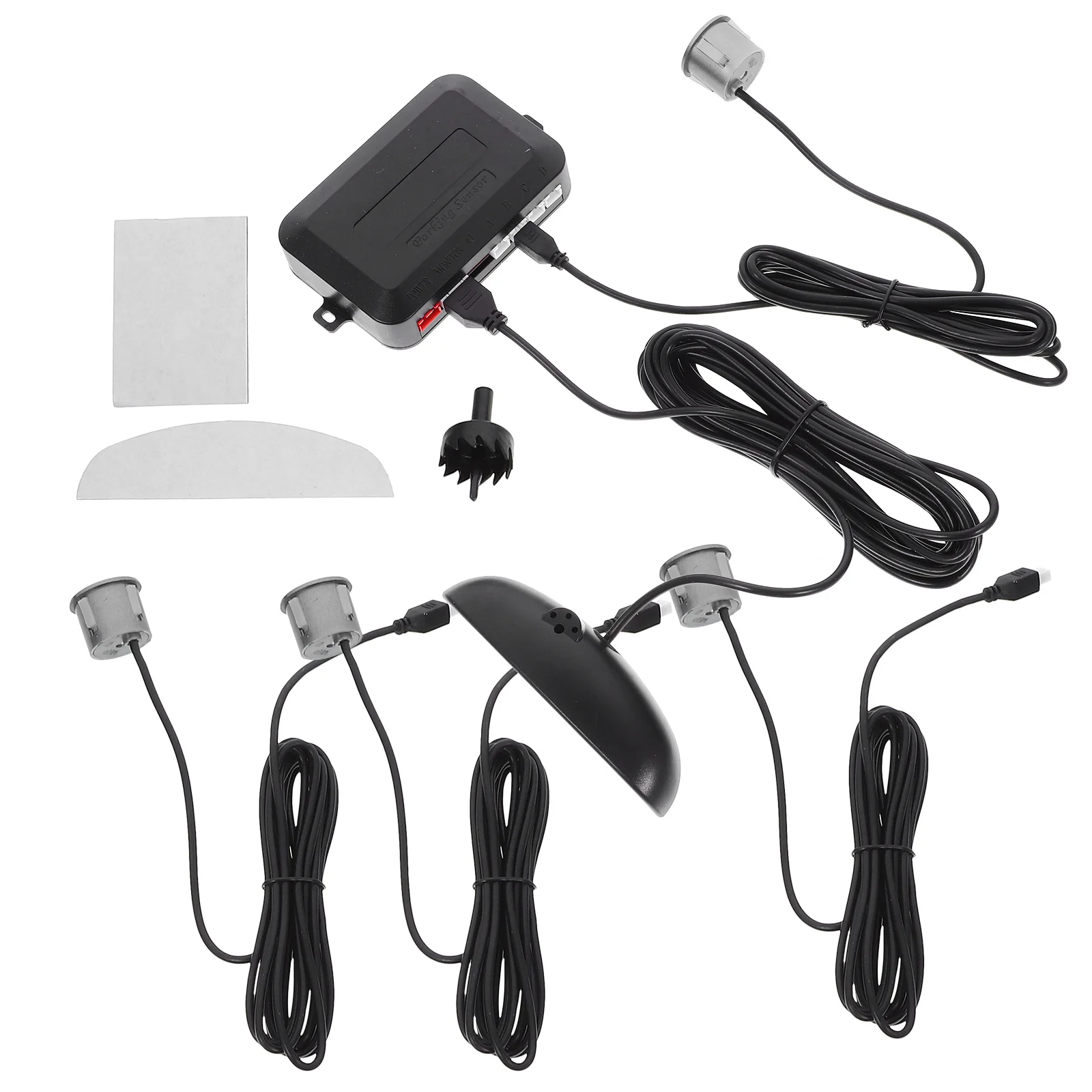 

1 set Reversing Radar Parking Backup Sensor Bumper Guard LCD Display Car Reverse System Voice Prompt Universal Easy