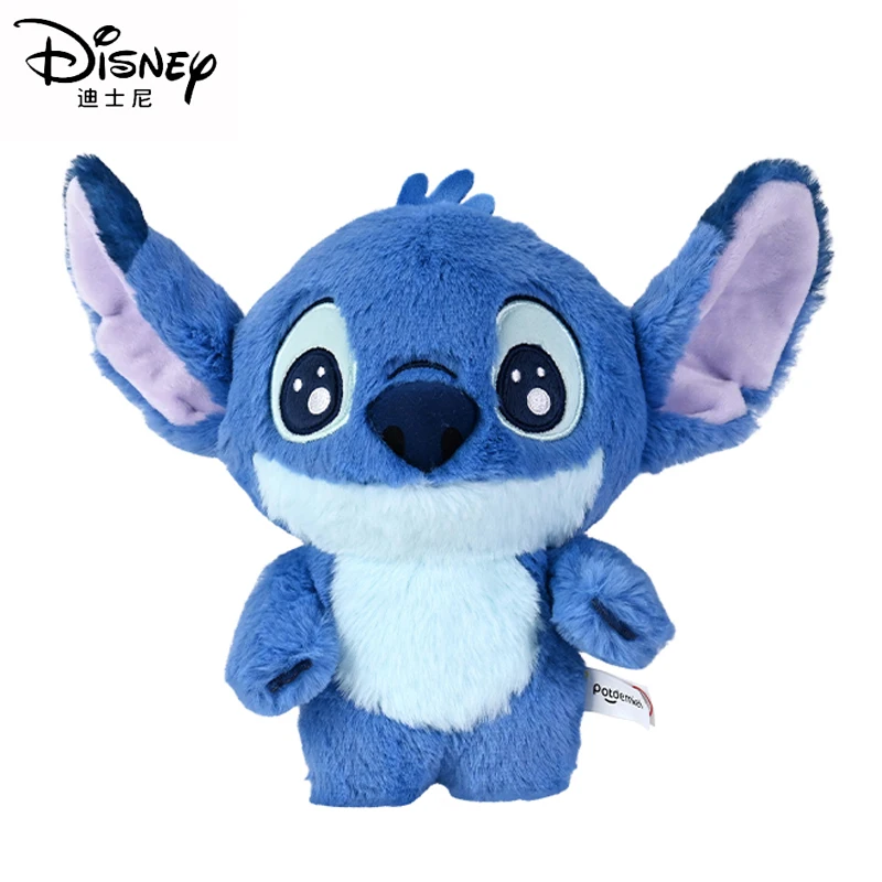 Muñeco de peluche de Disney auténtico de 19cm de alta calidad, juguetes de Anime Lilo & Stitch, muñecos de peluche Stich, juguetes de regalo de cumpleaños para niños