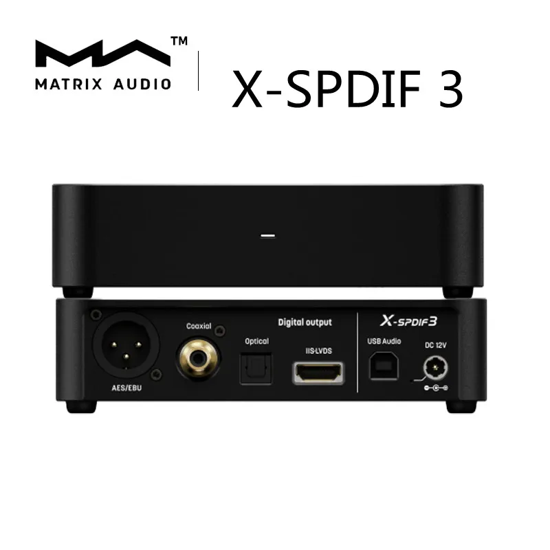 Matrix X-SPDIF 3 USB Digital Audio Interface IIS-LVDS/Coaxial/Optical/AES/EUB 768kHz/32Bit DSD512 X-SPDIF3 USB Interface