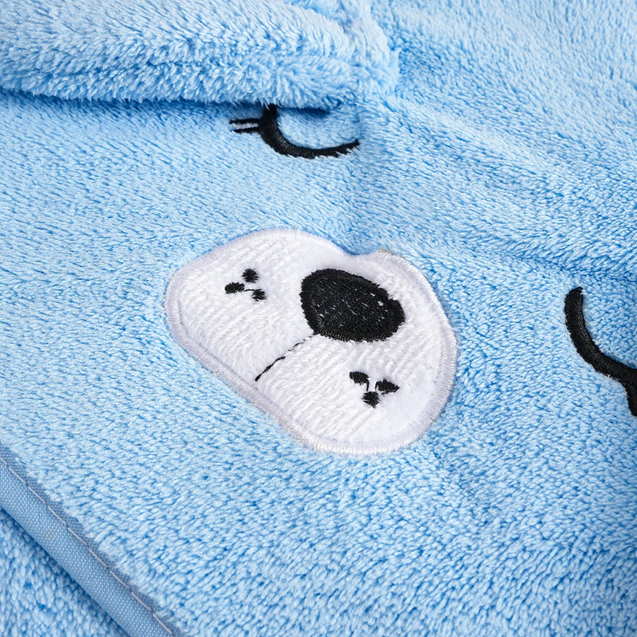 1pcKids\' Cartoon Hooded Bath Towels  Ultra-Soft, Swim Towels With Cute Animal Designs, Perfect For Boys & Girls Ages 0-8